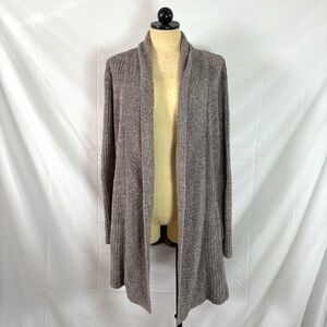 Barefoot Dreams gray cardigan cozy chic light long length size small